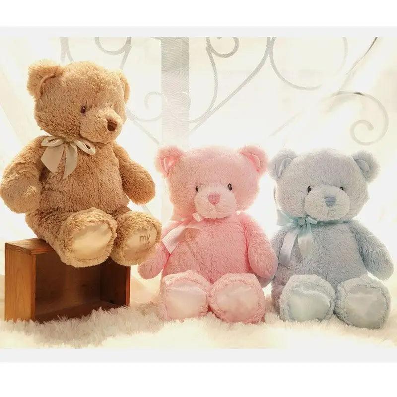 Perfect gift for Girls and Boys Adorable 35cm Creative Colorful Teddy Bear for Kids Stuffed Animal Plush Toy Send