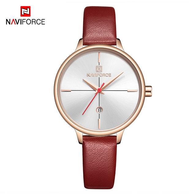 Women's Luxury Watch With  Leather Belts Shiny Steel Case  Scratch Resistant Glass Unique Design Perfect Gift