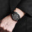 Black Multifunctional Sport Men Watches Luxury Quartz Watches Fashion Chronograph Stylish Elegant Comfortable Watch For Men