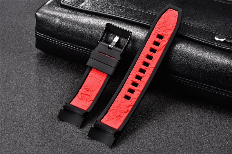 Men Luxury Gold Silicone Fashion Mens Watch Waterproof Military Quartz Casual Design Wristwatches