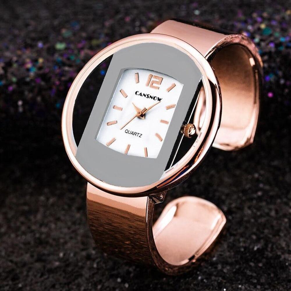 Fashion Gold Classic Women's Watches Luxury Stainless Steel Design Wrist Watch For Women
