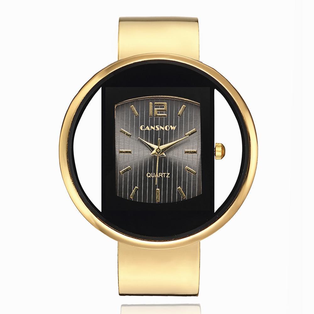 Fashion Gold Classic Women's Watches Luxury Stainless Steel Design Wrist Watch For Women