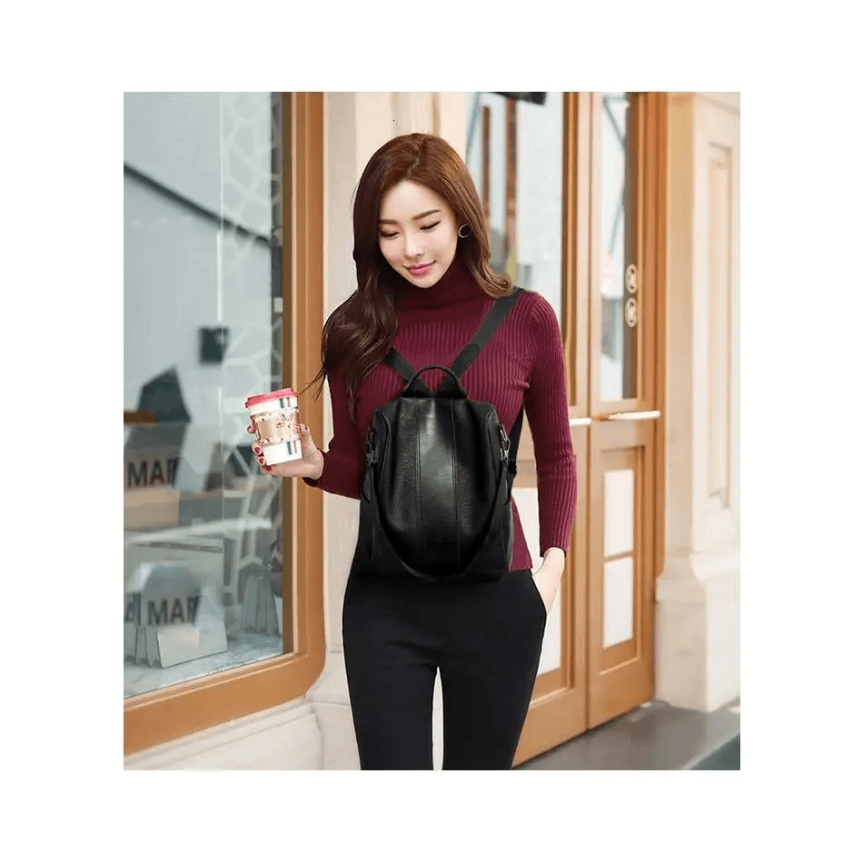 Sizzling Anti-Theft Vintage Style Leather Backpacks for Teenager Girls And Women School Bagpack For Females Travel Bags - ALLURELATION - 575, Anti-theft Shoulder Bag, Backpacks, Bags, Bags for Girls, Bags for Ladies, Bags For Teenagers, Bags in Demand, Birthday Gift, Book Bag, Designer Female Bags, Elegant School Bags, Fashionable Backpacks, Hot sale Bags, Laptop Bag, Leather Business Backpack, Luxury Bags, Matching Bags, Mini Backpack, Picnic Bags, School Bags - Stevvex.com