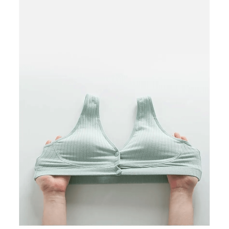 Soft And Comfortable Cotton Nursing Bra Breathable Breastfeeding Bras for Women Maternity Bra Plus Big Size Easy