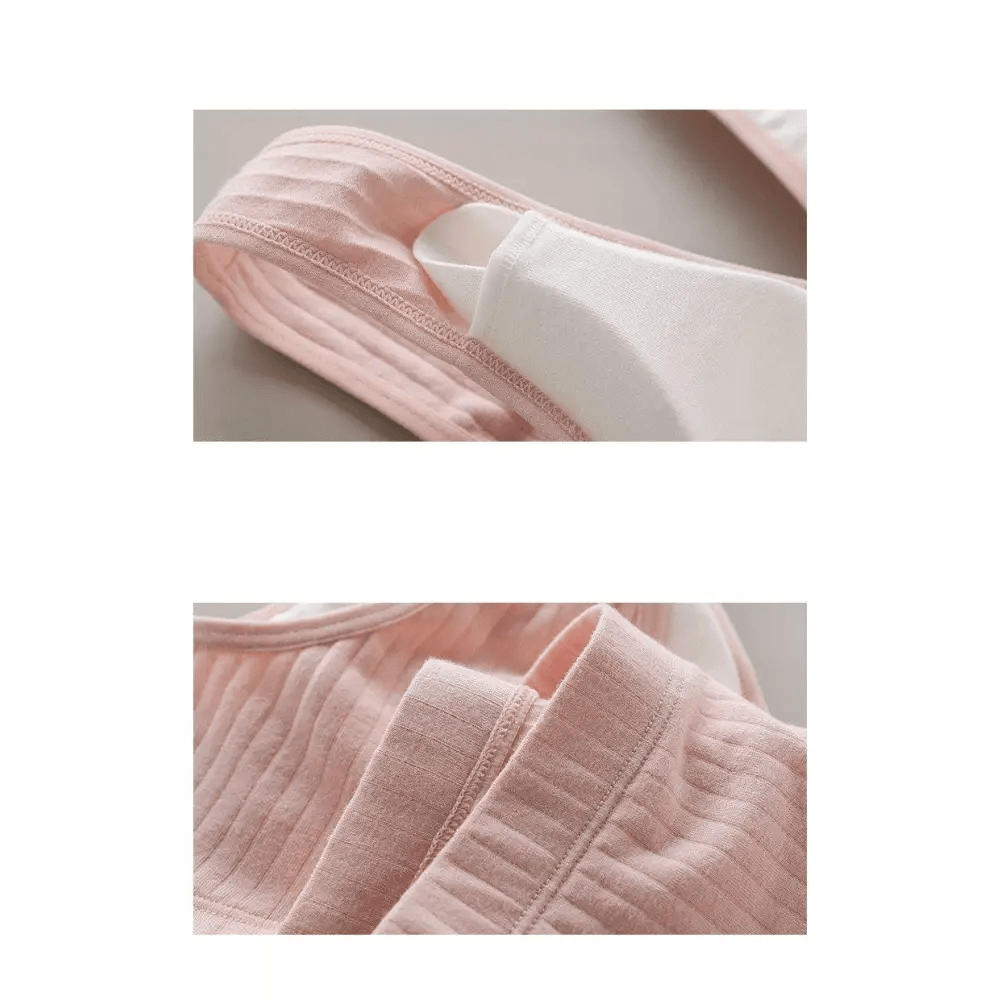 Soft And Comfortable Cotton Nursing Bra Breathable Breastfeeding Bras for Women Maternity Bra Plus Big Size Easy