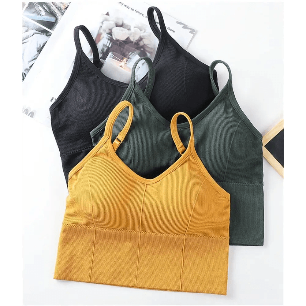 Soft Cotton Sports Bras For Women Push Up Solid Sports Bra Jogging Gym Women Sports Bra Girl Underwear Fitness Running