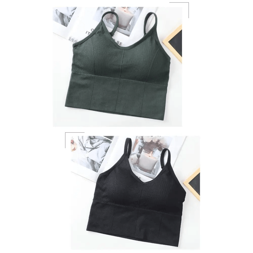 Soft Cotton Sports Bras For Women Push Up Solid Sports Bra Jogging Gym Women Sports Bra Girl Underwear Fitness Running