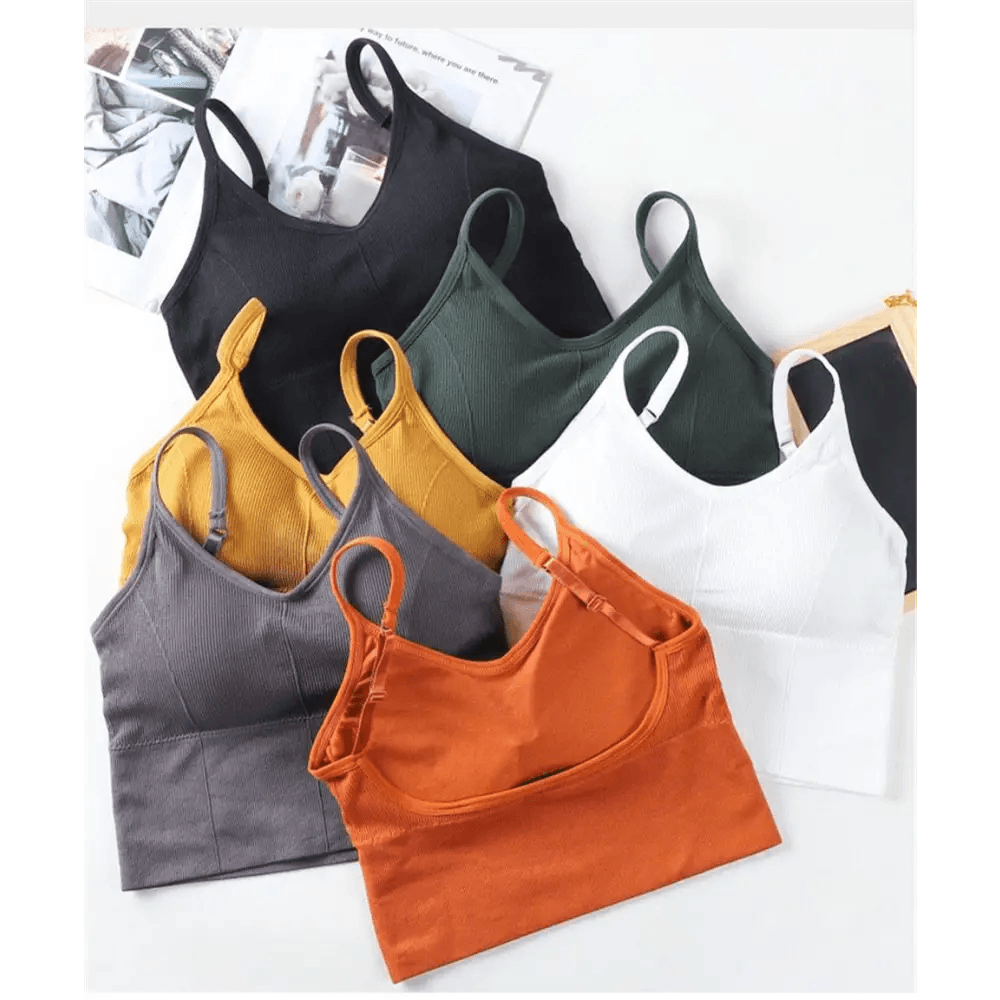 Soft Cotton Sports Bras For Women Push Up Solid Sports Bra Jogging Gym Women Sports Bra Girl Underwear Fitness Running