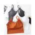 Soft Cotton Sports Bras For Women Push Up Solid Sports Bra Jogging Gym Women Sports Bra Girl Underwear Fitness Running