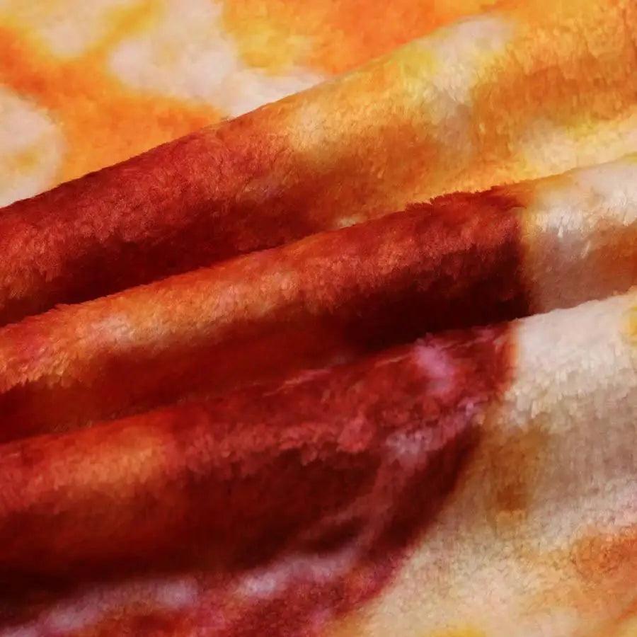 Soft Warm Pizza Round Blanket Travel Portable Wearable Winter Comfortable Blanket Perfect Autumn Gift - STEVVEX Fashion - 752, blanket, blankets, comfortable blanket, pizza blanket, portable blanket, round blanket, round shape blanket, soft blanket, tortilla blanket, warm blanket, winter blanket - Stevvex.com