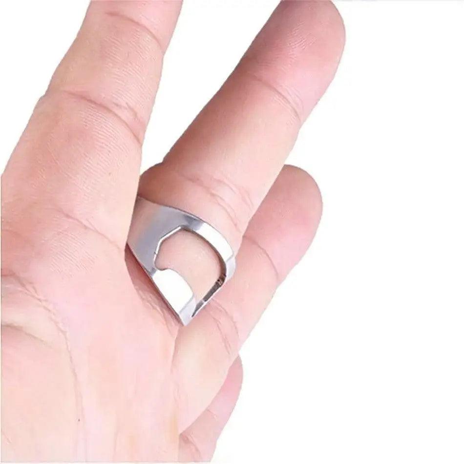 Stainless Steel Ring-shape Can Bottle Opener Bottle Cap Opening Remover Kitchen Gadgets Bar Useful Tools - STEVVEX Jewelry - Bottle Opener, Elegant Ring, jewelry, Men Ring, Men Rings, modern ring, party rings, Popular Ring, Popular Rings, Ring, Ring Bottle Opener, Ring-shape Bottle Opener, Rings, Stainless Steel Ring, Stainless Steel Ring-shape Opener, Stainless Steel Ring-shape Bottle Opener, stylish ring - Stevvex.com