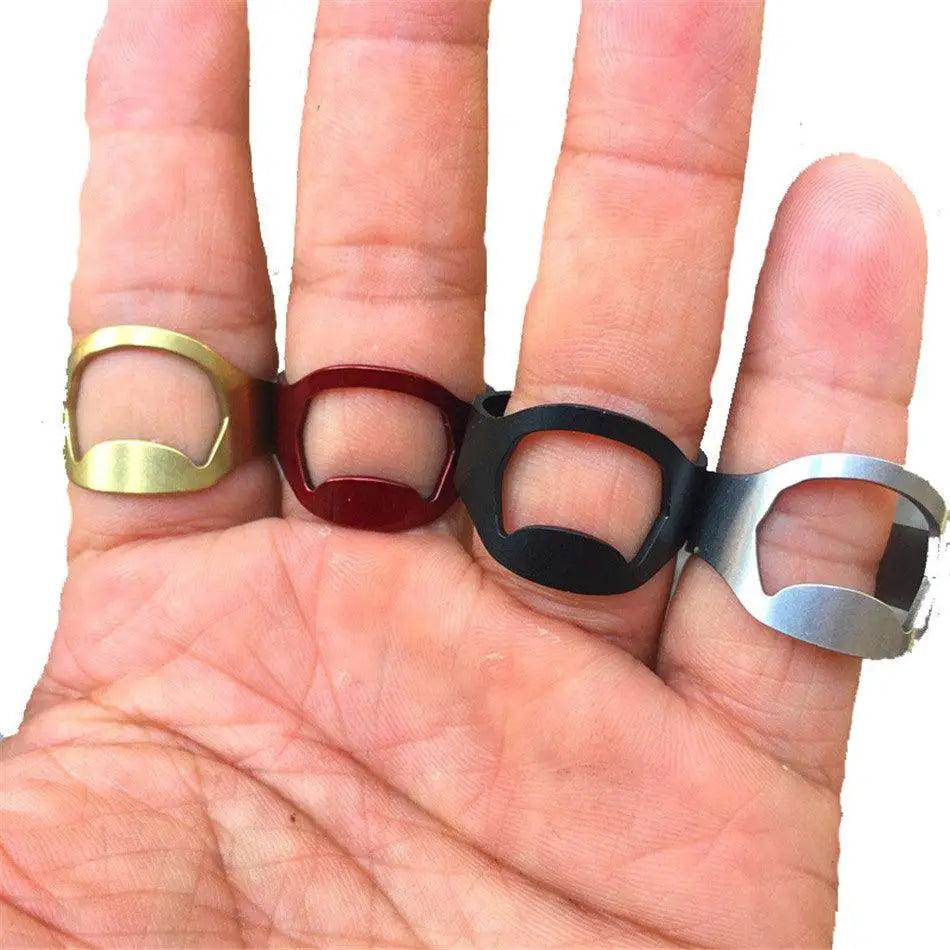Stainless Steel Ring-shape Can Bottle Opener Bottle Cap Opening Remover Kitchen Gadgets Bar Useful Tools - STEVVEX Jewelry - Bottle Opener, Elegant Ring, jewelry, Men Ring, Men Rings, modern ring, party rings, Popular Ring, Popular Rings, Ring, Ring Bottle Opener, Ring-shape Bottle Opener, Rings, Stainless Steel Ring, Stainless Steel Ring-shape Opener, Stainless Steel Ring-shape Bottle Opener, stylish ring - Stevvex.com