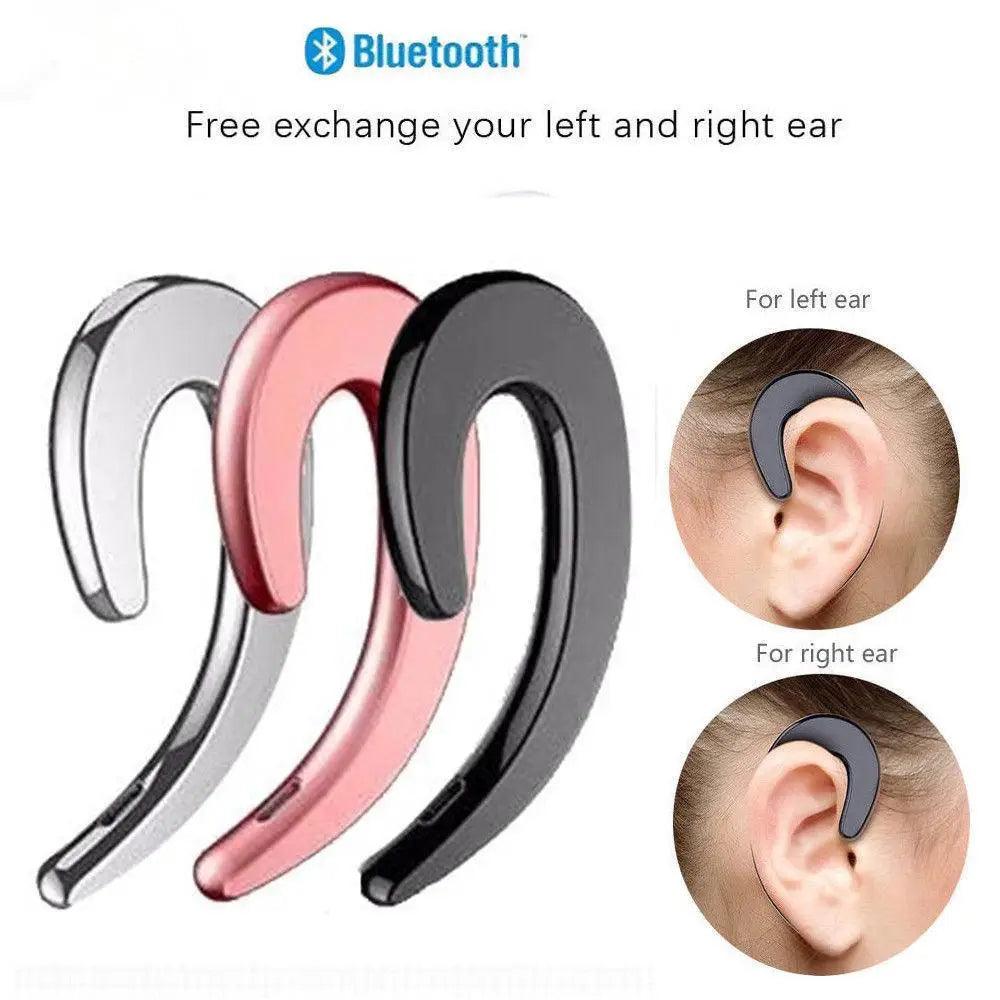 Stylish Unique Design Bone Conduction Earphone Wireless Bluetooth 4.2 Sports Stereo Headset For Laptop Ear Hook Ear