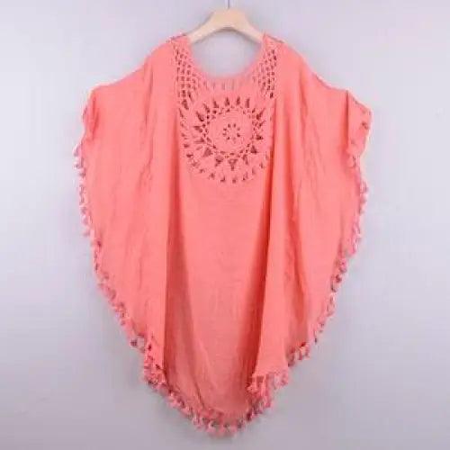 Sunflower Hollow Out Bikini Cover Up Sexy Swimsuit Beach Dress Women 2021 Summer Bathing Suit Beachwear Cover Up Shirt - Stevvex - - Stevvex.com