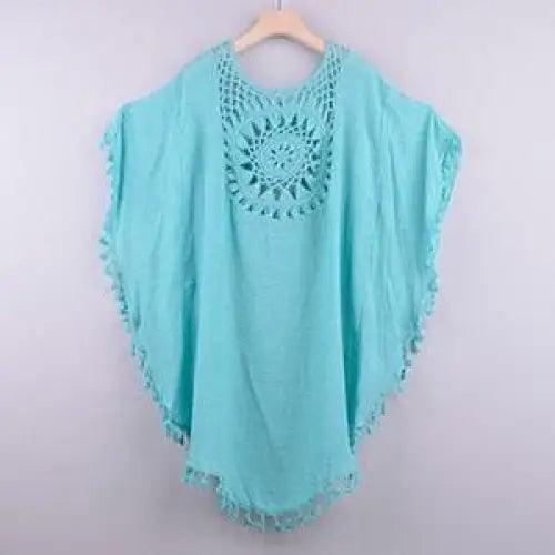 Sunflower Hollow Out Bikini Cover Up Sexy Swimsuit Beach Dress Women 2021 Summer Bathing Suit Beachwear Cover Up Shirt - Stevvex - - Stevvex.com