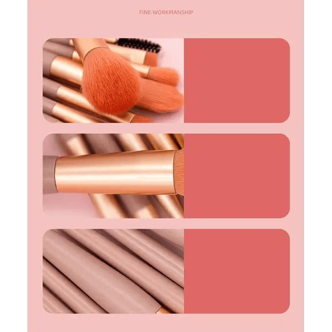 Super Luxury Quality Amazing 8Pcs Mini Travel Portable Soft Makeup Brushes Set Cosmetic Powder Eye Shadow Foundation