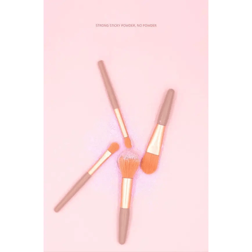 Super Luxury Quality Amazing 8Pcs Mini Travel Portable Soft Makeup Brushes Set Cosmetic Powder Eye Shadow Foundation