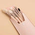 Super Luxury Quality Amazing 8Pcs Mini Travel Portable Soft Makeup Brushes Set Cosmetic Powder Eye Shadow Foundation