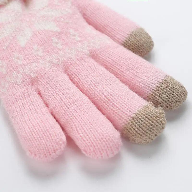 Touchscreen Thick Knitted Full Finger Women Gloves Classic Warm Soft Stylish Gloves For Women - STEVVEX Fashion - 717, classic gloves, cute gloves, fashionable gloves, full finger gloves, fur gloves, gloves, gloves for winter, gloves for women, knitted gloves, retro gloves, soft gloves, thick gloves, trendy gloves, vintage gloves, warm gloves, winter gloves, women gloves - Stevvex.com