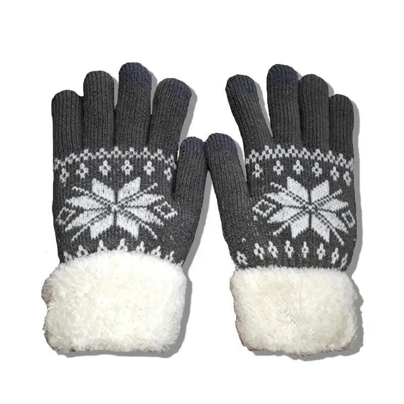 Touchscreen Thick Knitted Full Finger Women Gloves Classic Warm Soft Stylish Gloves For Women - STEVVEX Fashion - 717, classic gloves, cute gloves, fashionable gloves, full finger gloves, fur gloves, gloves, gloves for winter, gloves for women, knitted gloves, retro gloves, soft gloves, thick gloves, trendy gloves, vintage gloves, warm gloves, winter gloves, women gloves - Stevvex.com