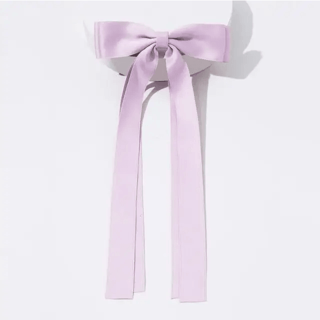 Trendy Bowknot Big Hair Bow With Long Brocade Tassel Ribbon Hair Clips Women Elegant Handmade Hairpin Hair Accessories