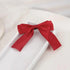 Trendy Bowknot Big Hair Bow With Long Brocade Tassel Ribbon Hair Clips Women Elegant Handmade Hairpin Hair Accessories