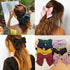 Trendy Bowknot Big Hair Bow With Long Brocade Tassel Ribbon Hair Clips Women Elegant Handmade Hairpin Hair Accessories