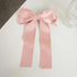 Trendy Bowknot Big Hair Bow With Long Brocade Tassel Ribbon Hair Clips Women Elegant Handmade Hairpin Hair Accessories
