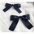 Trendy Bowknot Big Hair Bow With Long Brocade Tassel Ribbon Hair Clips Women Elegant Handmade Hairpin Hair Accessories
