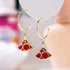 Trendy Exquisite Metal Dangle Drop Earrings for Women And Girl Fashionable Round And Long Earrings Female Stylish