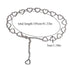 Trendy Heart Shaped Design Body Long Chain Ladies Belts Modern Metal Waist Chain Love Belts For Women - STEVVEX Fashion - 702, adjustable belt, belt, belt for girls, belt for women, belts, body link belt, chain belt, charming belt, classic belt, elegant belt, fashion belt, heart chain belt, hollow heart belt, long tassel belt, new design belt, party belt, trendy belt, unique belt, women belt - Stevvex.com