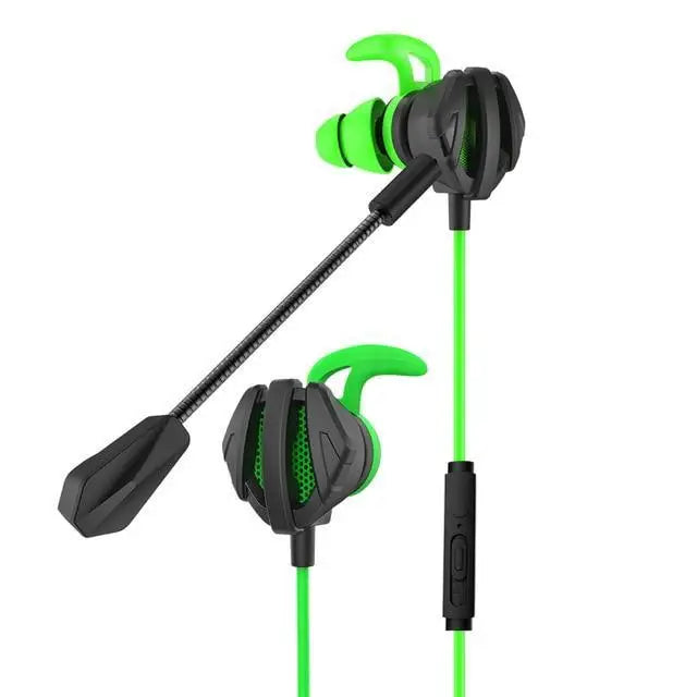 Trendy Turtle Beach Battle Buds In - Ear Gaming In - Ear Headset 7.1 With Mic Volume Control PC Gamer Earphones - Green