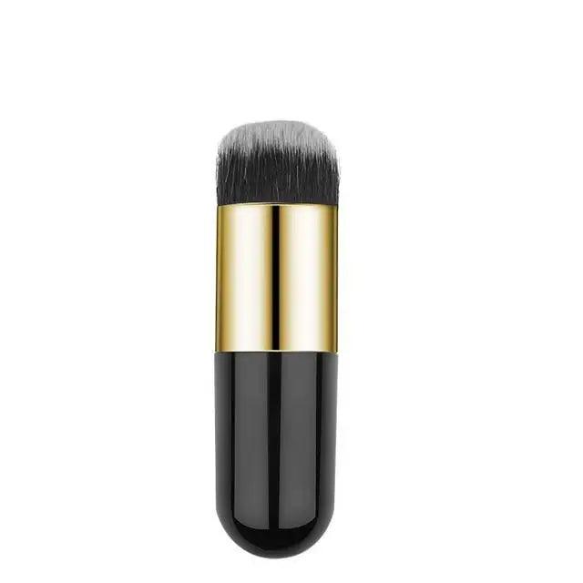 Unique Design 1pc Professional Chubby Pier Foundation Brush 5Color Makeup Brush Flat Cream Makeup Brushes Professional