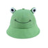 Unique Design Frog Bucket Hat for Women Summer Autumn Plain Female Panama Outdoor Hiking Beach Fishing Cap Sunscreen