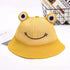 Unique Design Frog Bucket Hat for Women Summer Autumn Plain Female Panama Outdoor Hiking Beach Fishing Cap Sunscreen
