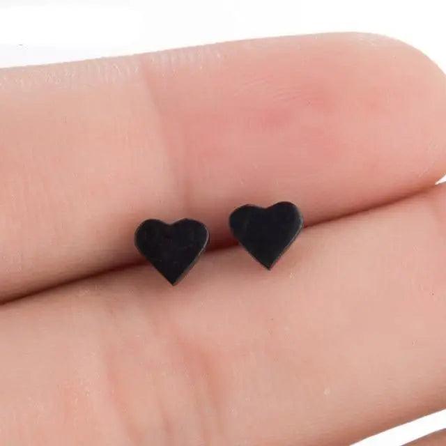 Unique Geoemetric Design Stainless Steel Black Earrings For Women And Men Fashionable Jewelry Gift For Friends - 10