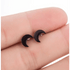Unique Geoemetric Design Stainless Steel Black Earrings For Women And Men Fashionable Jewelry Gift For Friends - 11