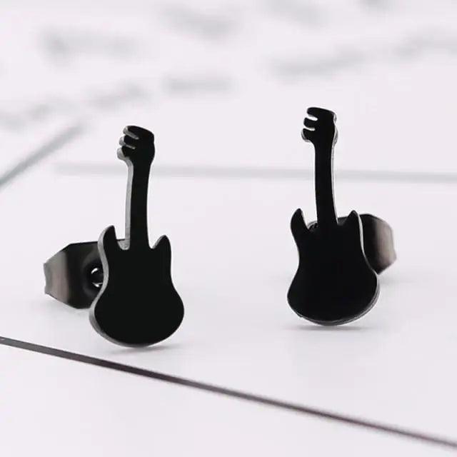 Unique Geoemetric Design Stainless Steel Black Earrings For Women And Men Fashionable Jewelry Gift For Friends - 7