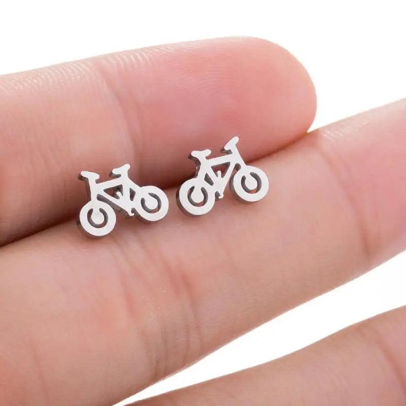 Unique Geoemetric Design Stainless Steel Black Earrings For Women And Men Fashionable Jewelry Gift For Friends
