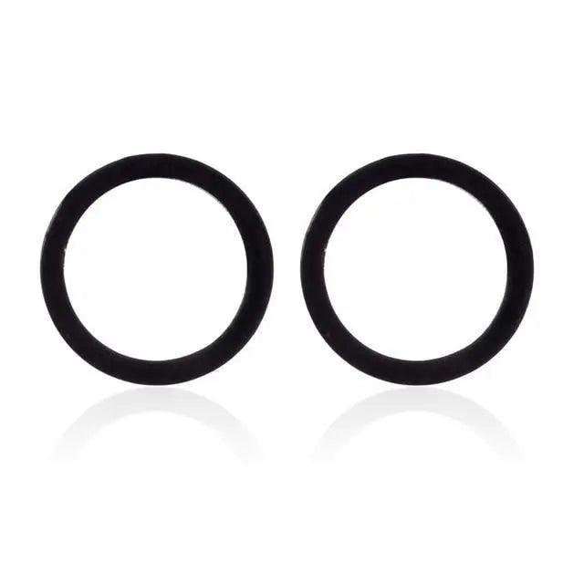 Unique Geoemetric Design Stainless Steel Black Earrings For Women And Men Fashionable Jewelry Gift For Friends