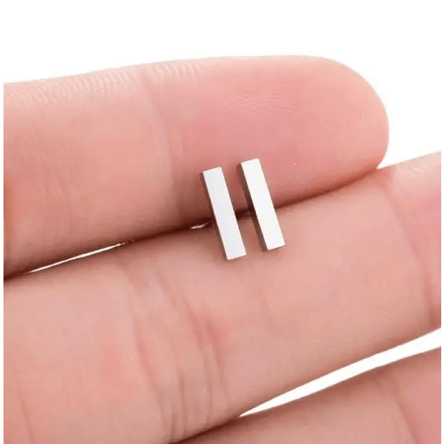 Unique Geoemetric Design Stainless Steel Black Earrings For Women And Men Fashionable Jewelry Gift For Friends - 14