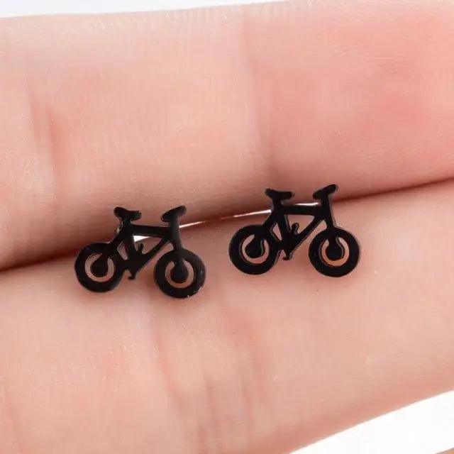 Unique Geoemetric Design Stainless Steel Black Earrings For Women And Men Fashionable Jewelry Gift For Friends - 3
