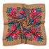 New Traditional Folk Women Slovenian Scarf 70*70cm Russian Style Square Scarf Women Luxury Floral Print Bnadana Headband Scarves Babushka Handkerchief Head Wraps
