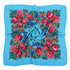 New Traditional Folk Women Slovenian Scarf 70*70cm Russian Style Square Scarf Women Luxury Floral Print Bnadana Headband Scarves Babushka Handkerchief Head Wraps