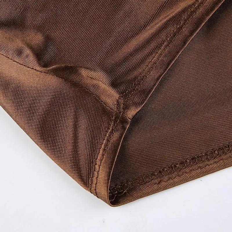 Vintage Brown Ladies Crop Top Luxury Women Summer Backless Tops Tees Girls Fashion Party Clothes Basic Bow Tie Crop Top - STEVVEX Fashion - 755, Backless Tops Tees, brown crop top, brown Tops Tees, clothes, clothes for women, crop top, crop tops, modern clothes, party clothes, pink crop top, red crop top, summer crop top, summer top tees, Tops Tees, women clothes - Stevvex.com