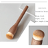 Vintage Style 1Pcs European Wood Handle Makeup Brush High Quality Loose Powder Brush Foundation Brush Super Soft