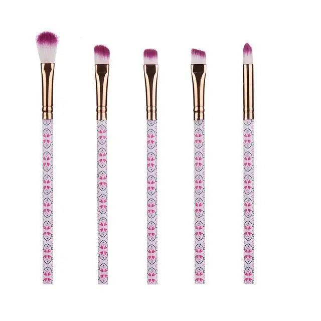 Vintage Style 5/10/15Pcs Makeup Brushes Set Powder Eye Shadow Foundation Blush Blending Make Up Brush Beauty Cosmetic