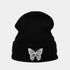 Winter Comfortable Butterfly Warm Caps Soft Elastic Outdoor Elegant Cap For Women And Men Stretchy Cold Weather Caps - STEVVEX Fashion - 706, adjustable caps, autumn beanies, autumn caps, autumn hats, beanie, beanies, beanies for autumn, butterfly beanies, butterfly caps, caps, caps for autumn, comfortable beanies, comfortable caps, comfortable hats, hats, soft caps, soft hats, warm beanie, warm caps, warm hats, winter beanie, winter caps, winter hats - Stevvex.com