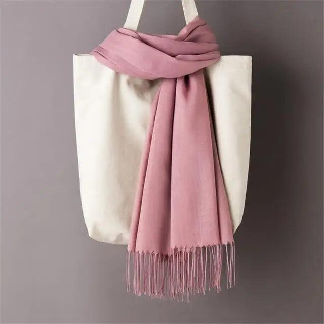 Winter  Women Scarf Female Scarves For  Women Solid Shawl Wraps For Winter Casual Wear Travel Friendly - Treko - 2021 trends, beach scarfs, birthday gifts, casual scarfs, fashion 2021, fashion scarfs, fashionable scarfs, new trend 2021, scarfs, scarfs for women, stylish scarfs, travel scarfs, trends 2021, trendy fashionable scarfs, trendy scarfs, trendy scarfs 021, trendy scarfs for women, winter scarfs- Stevvex.com