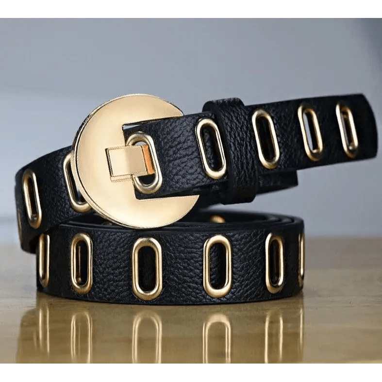 Women Casual Adjustable Leather Waistband Dresses Classic Belt Trendy Women’s Fashionable Waistband Party Cute